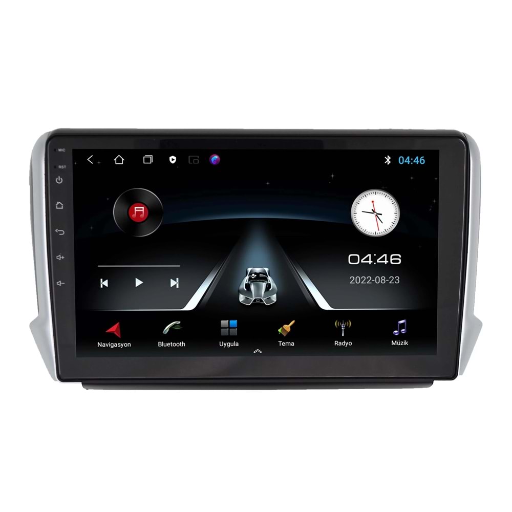 Peugeot 208-2008 2014-2018 10 İnç Multimedya Çerçevesi