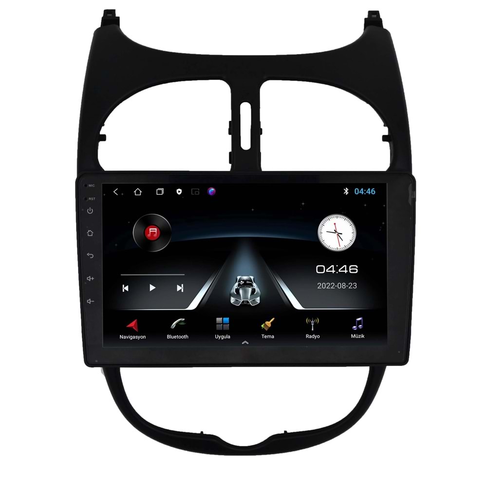 Peugeot 206 2000-2006 9 İnç Multimedya Çerçevesi