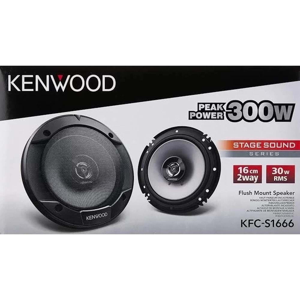 Kenwood KFC-S1666 16 Cm Tweeterlı Koaksiyel Hoparlör