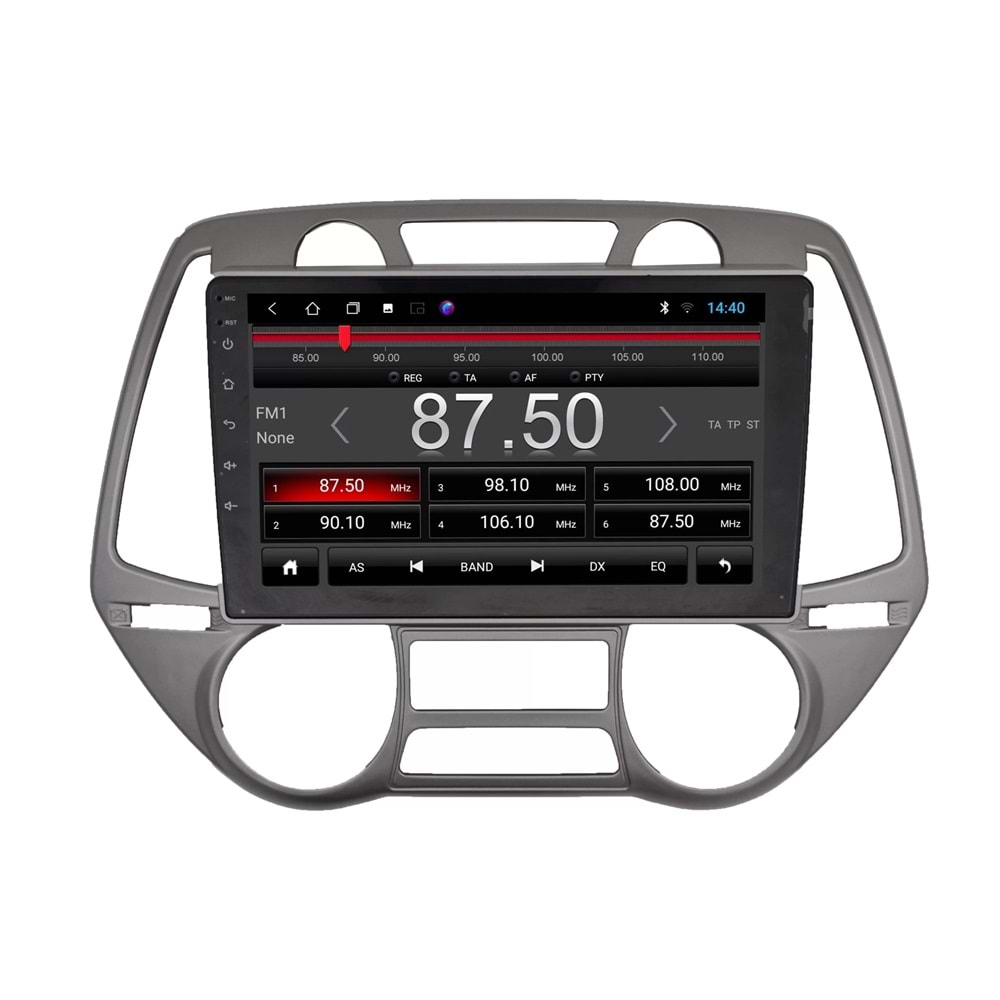 Hyundai İ-20 2 Çizgili 2010-2014 9 İnç Multimedya Çerçevesi