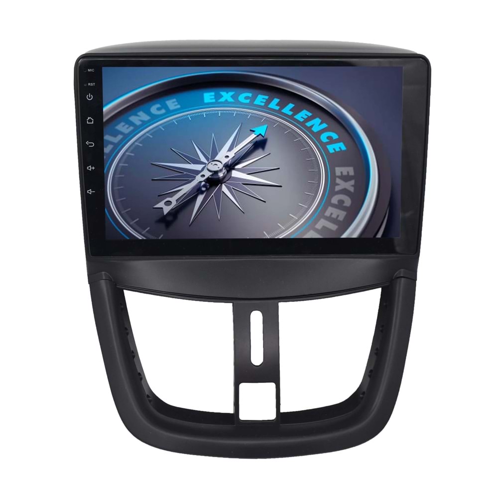 Peugeot 207 2006-2013 9 İnç Multimedya Teyp Çerçevesi