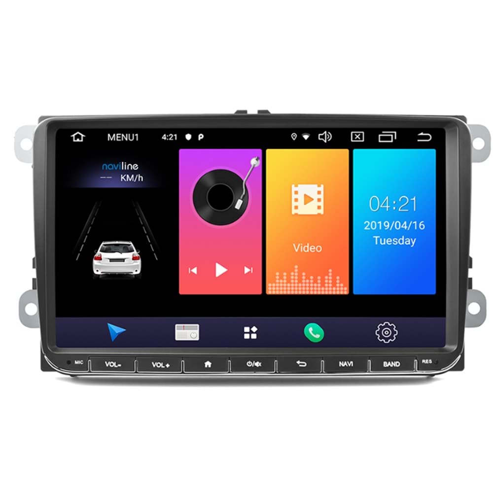 Naviin Volkswagen VW 9 İnç 2+32GB Android Multimedya