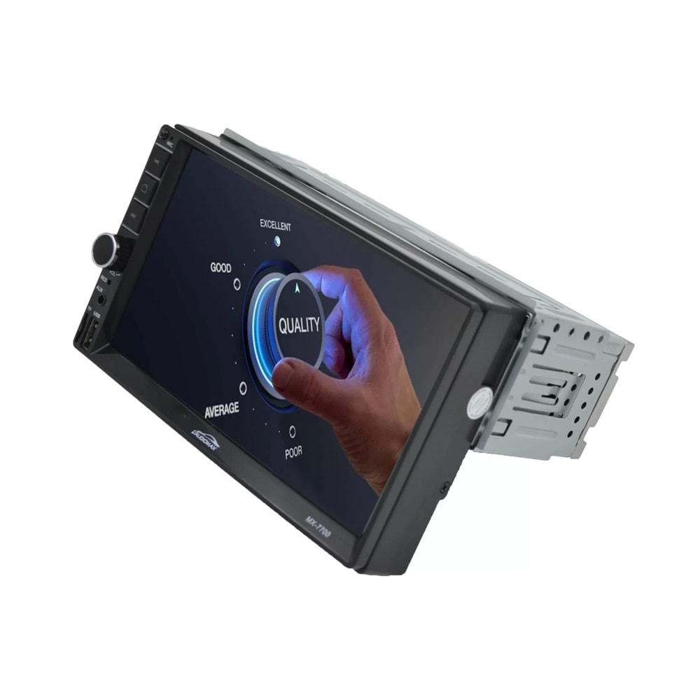 Audiomax Mx-7700 Tek Din Double Teyp