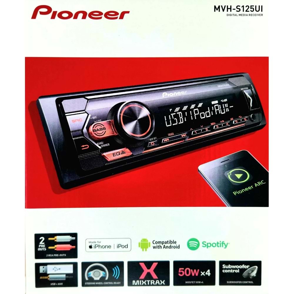 PİONEER MVH-S125UI