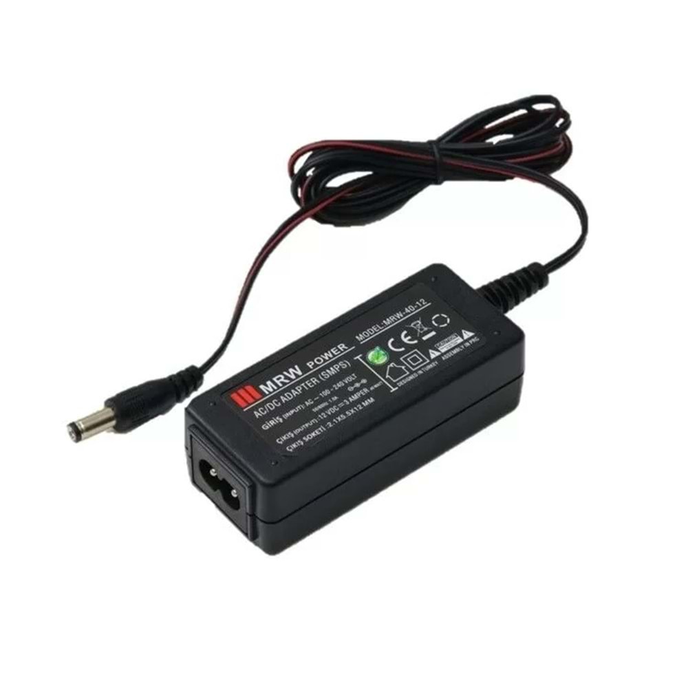 Mervesan MRW-4012 12V 3A Adaptör