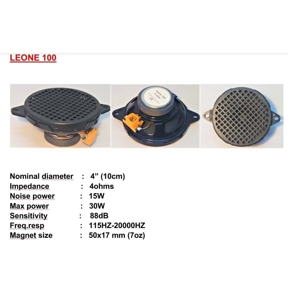 Leone 100 10cm Fiat Doblo Arka