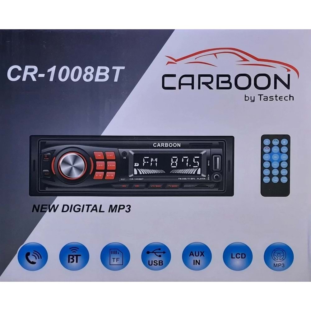 Carboon CR-1008Bt Oto Teyp