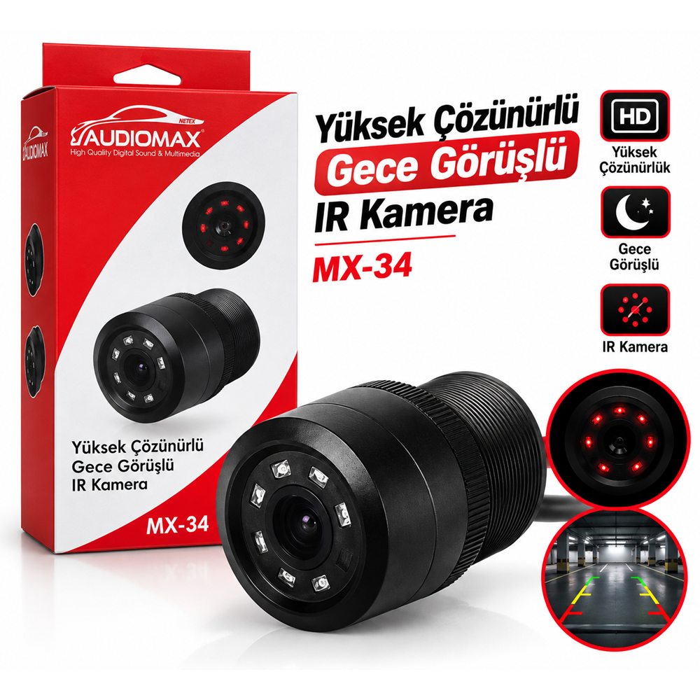 Audiomax Mx-34 Araç Kamerası