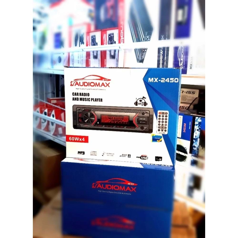 Audiomax MX-2450 4x60w Oto Teyp