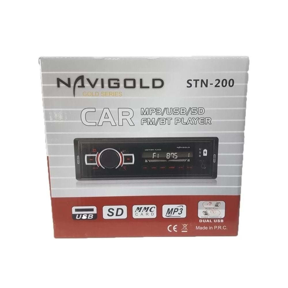 Navigold STN-200 Mosfet Çıkışlı Oto Teyp