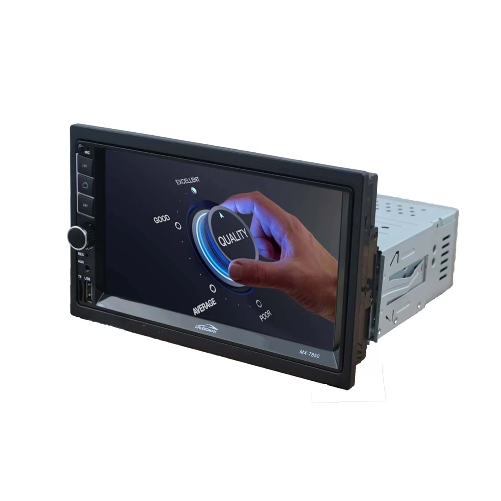 Audiomax Mx-7850 Tek Din Oynar Kasalı Tofaş Double Teyp 7 İnç 4x55w