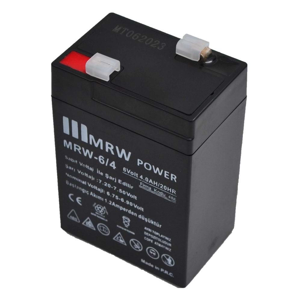 Mervesan Mrw-6/4 6V 4A Akü