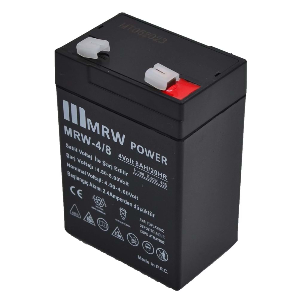 Mervesan Mrw-4/8 4V 8A Akü