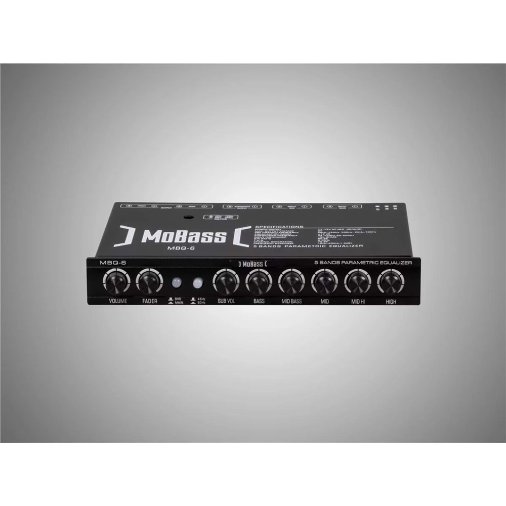 Mobass MBQ-6 PARAMETRIC EQUALIZER