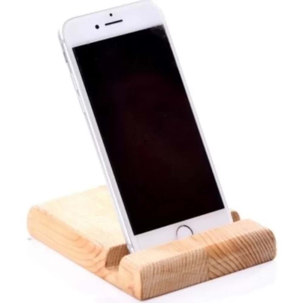 Ahşap Tablet Ve Telefon Tutucu