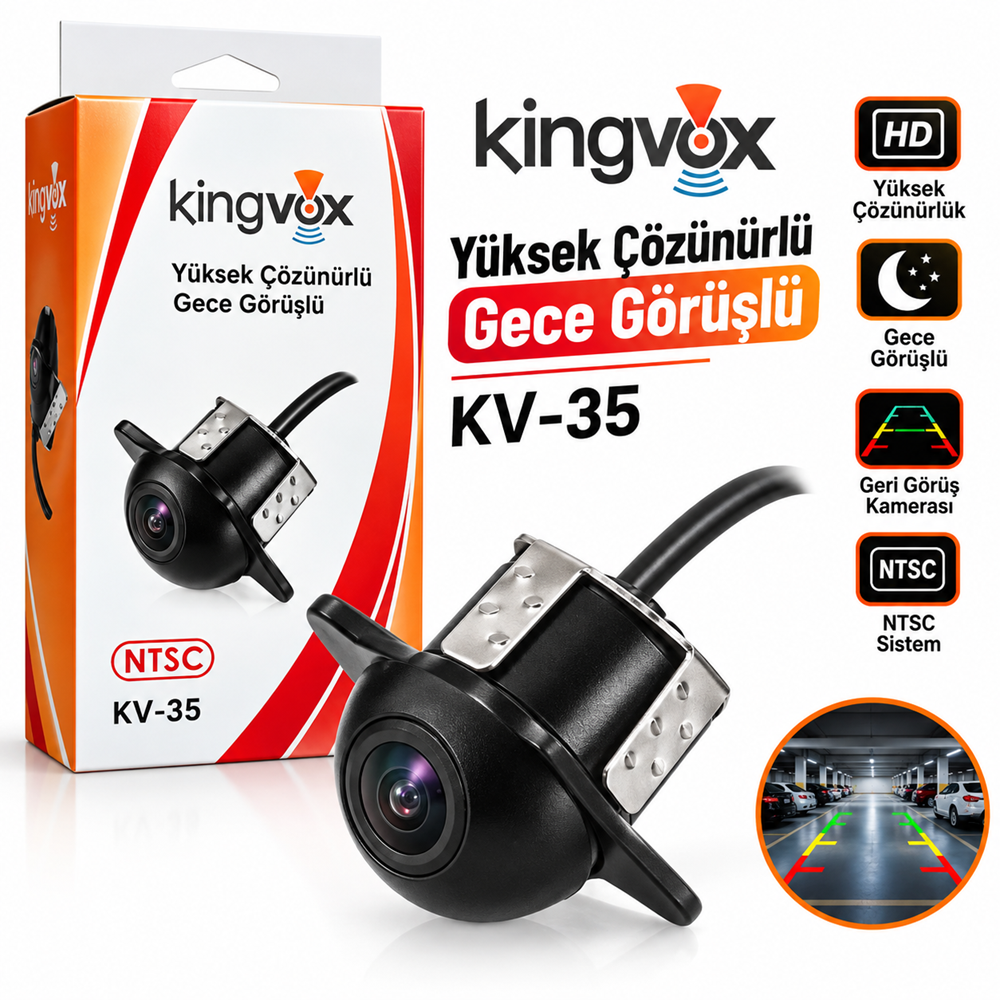Kingwox Kv-35 NTSC Geri Görüş Kamerası