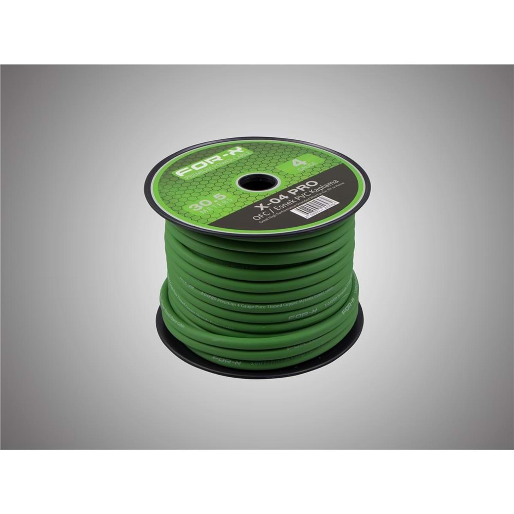 Forx X-04PRO OFC Bakır Güç Kablosu 30 METRE