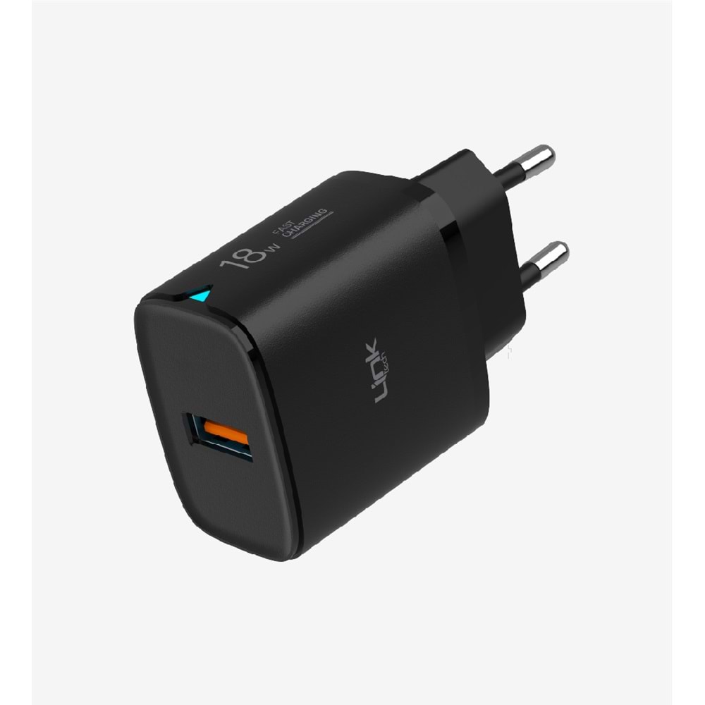 Linktech C303 18W Hızlı Şarj Cihazı Type-c Kablolu