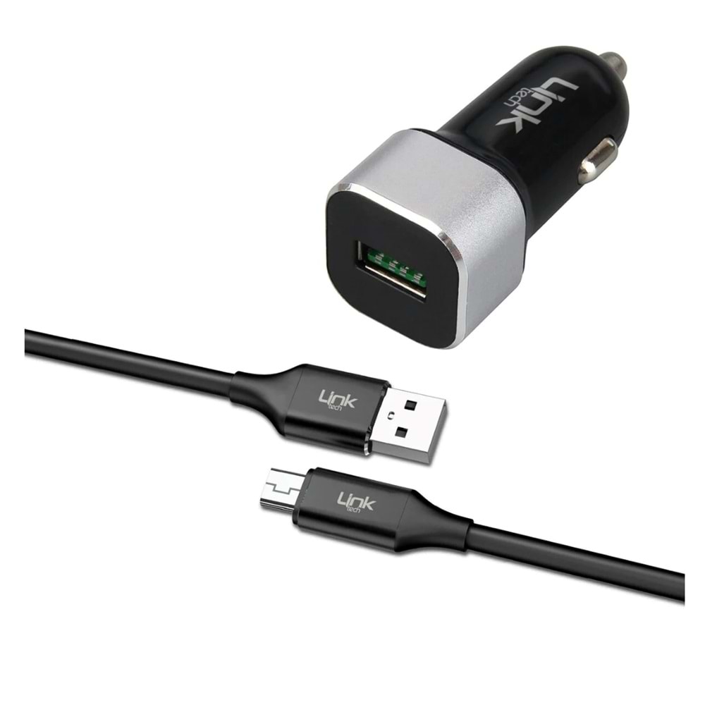 Linktech C681 18W Araç Şarj Aleti Micro Şarj Kablolu