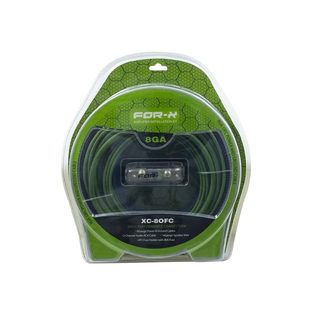 Forx XC-8OFC 8GA OFC Set Kablo