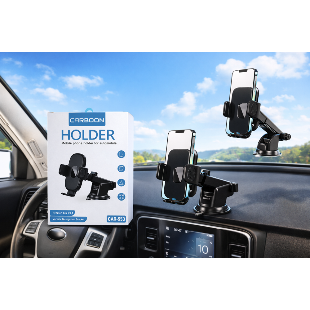 CARBOON Car-553 Torpido ve Cama Uyumlu Telefon Tutacağı
