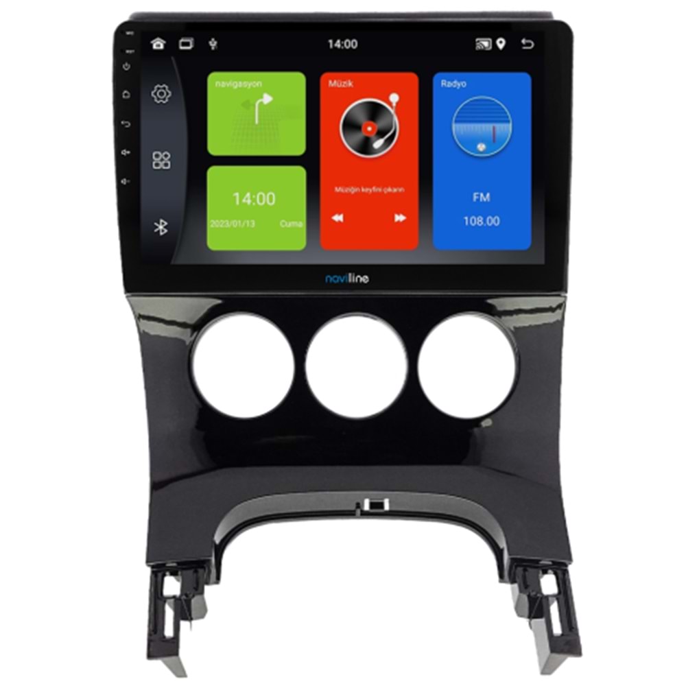 Peugeot 3008-5008 M/C 2010-2015 9 İnç Multimedya Çerçevesi