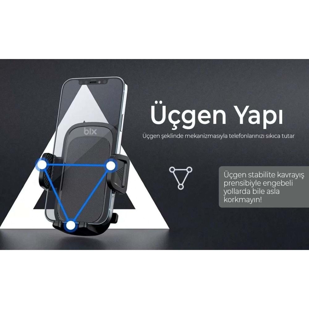 Bix BXCH4 Araç İçi Telefon Tutucu