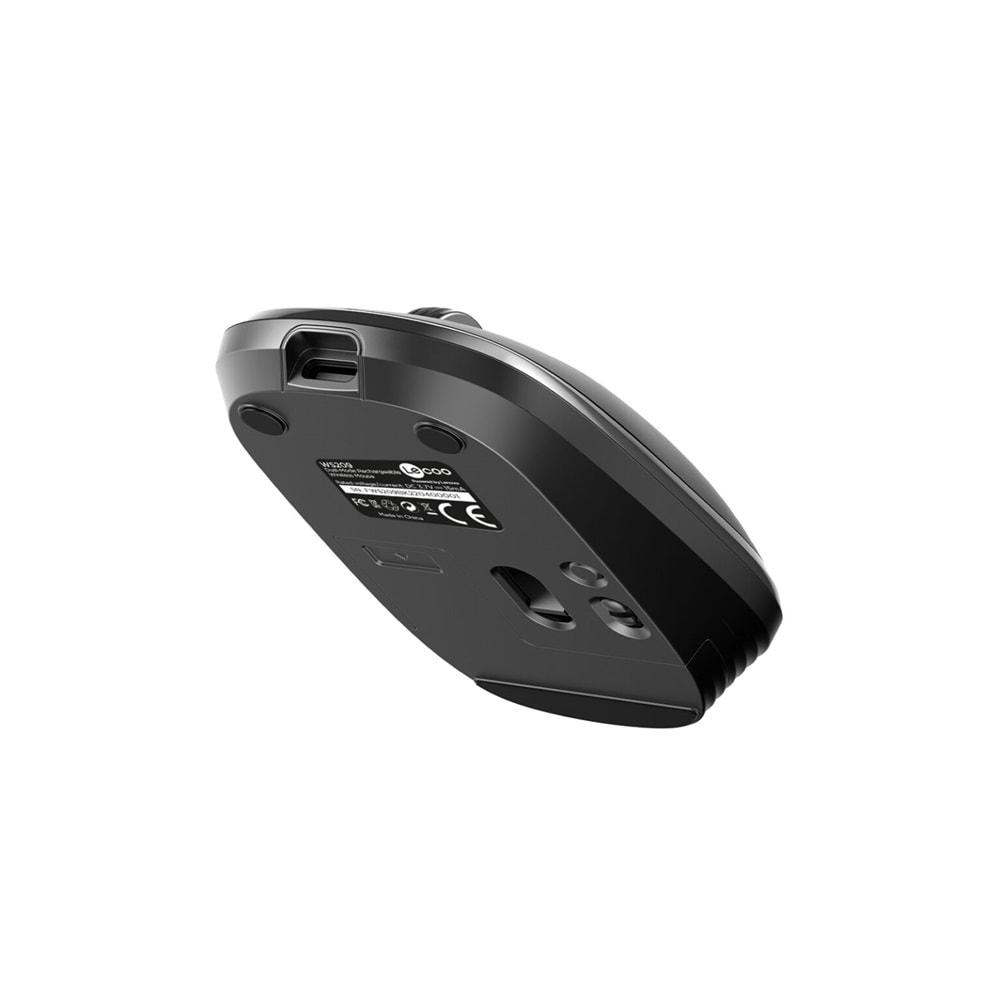 Lenovo Lecoo WS209 Şarj Edilebilir . Bluetooth Kablosuz sesiz Mouse Siyah