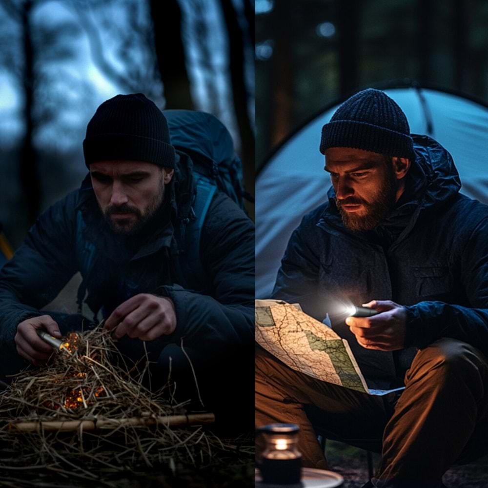 Bix BX6IN1C 60W Type-C & Işıklı &USB-A Çok Fonksiyonlu Şarj ve Data Kablosu