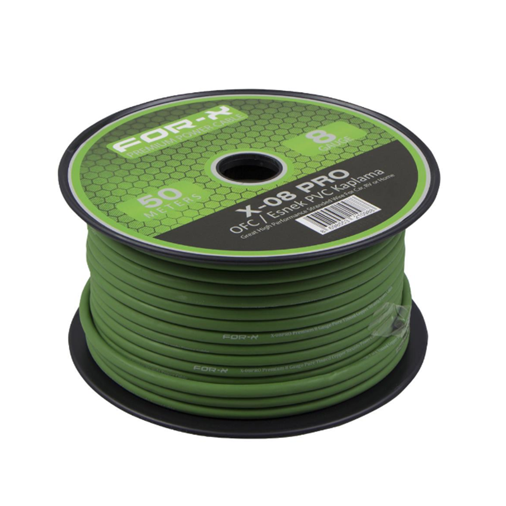 Forx X-08Pro 8GA OFC GÜÇ KABLOSU 50 METRE