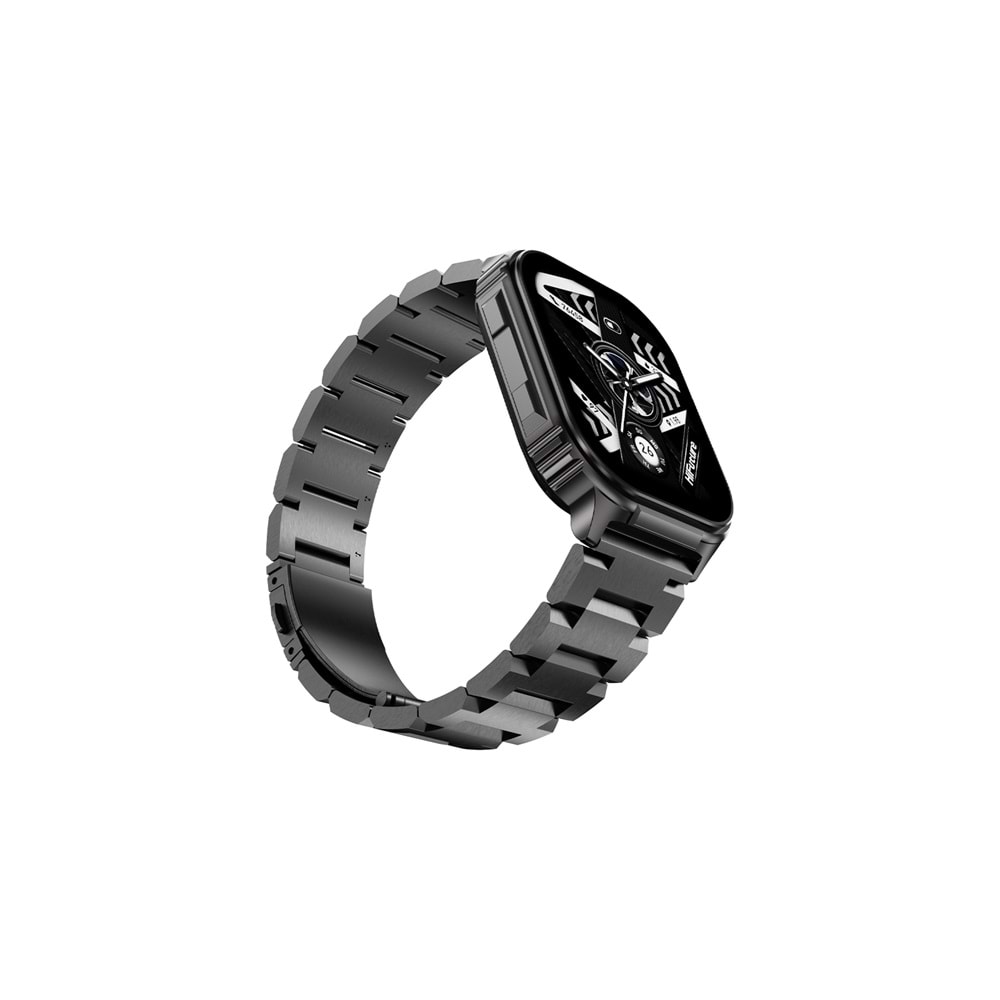 HiFuture Ultra3 PRO Bluetooth 5.3 AMOLED Ekran 2.04 inç 52mm Akıllı Saat Siyah