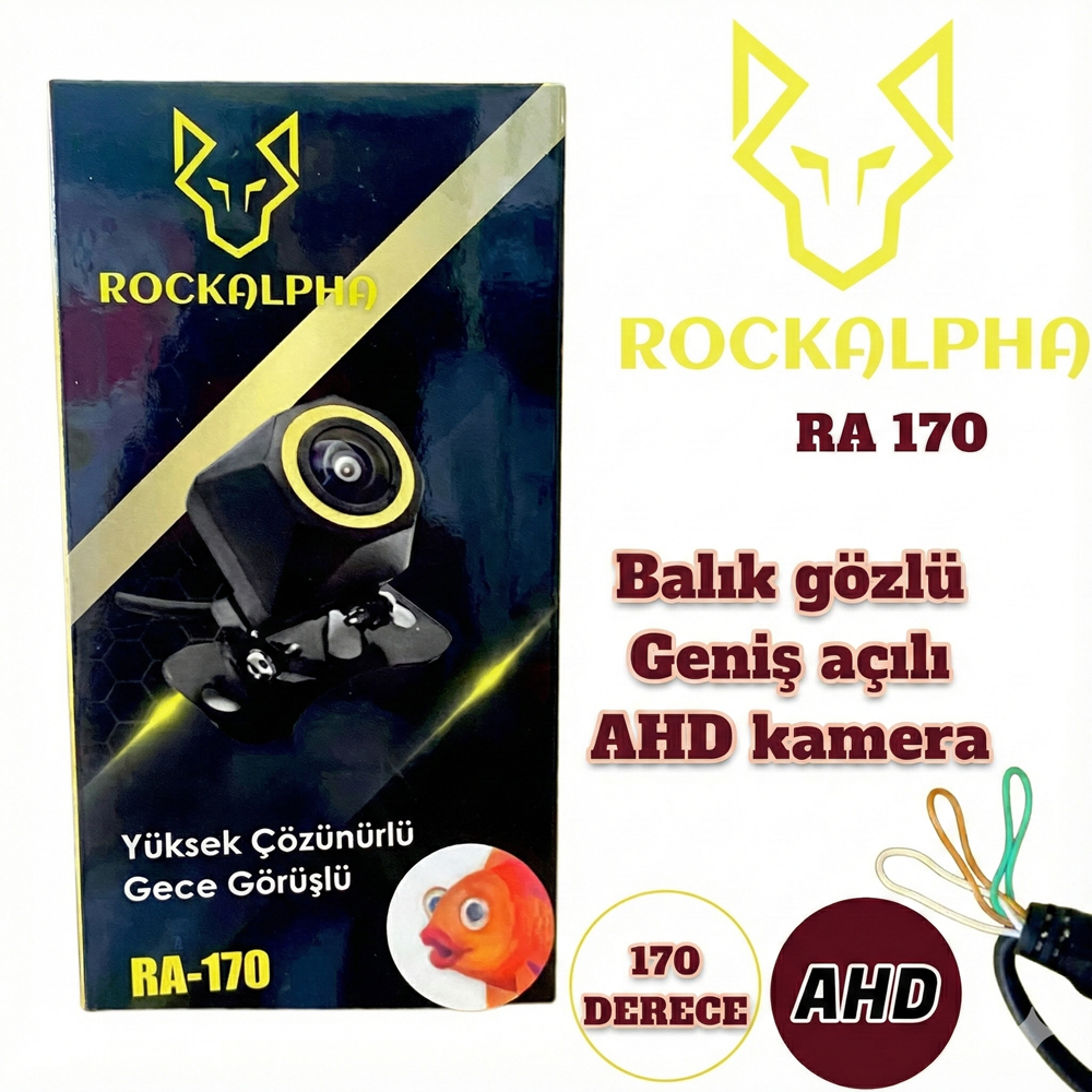ROCKALPHA RA-170-1 AHD GERİ GÖRÜŞ KAMERASI