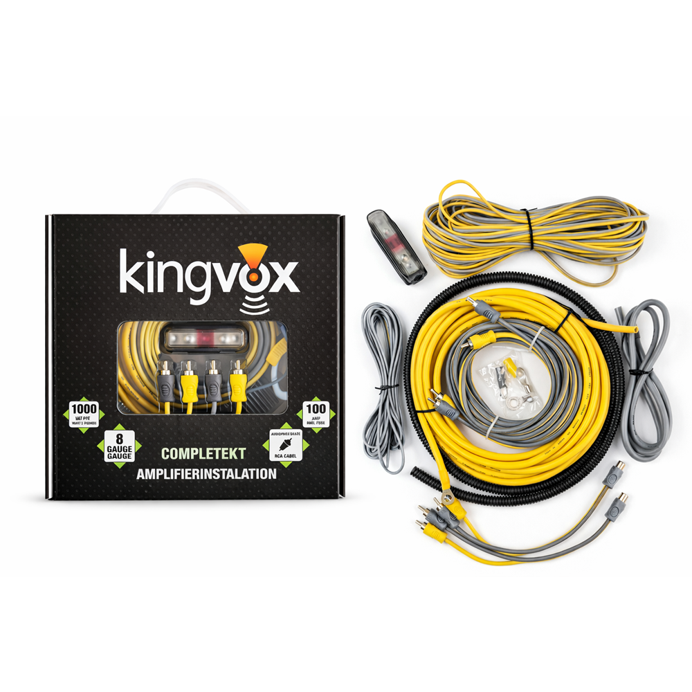 KİNGVOX KV-KİT8 Kutulu Set Kablo (Y Kablo Dahil)