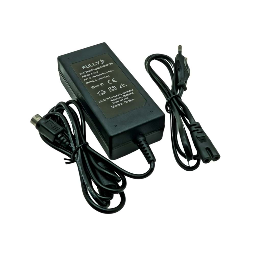 FULLY 1605K 24V 2,5A 3 PİNLİ ADAPTÖR