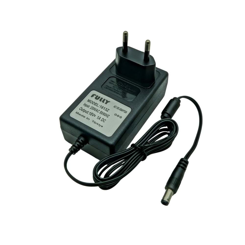 FULLY 1613Z 18V 1A 5.5X2.5MM ADAPTÖR