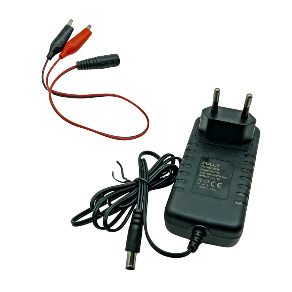 FULLY 60100-1 6V 1V AKÜ ŞARJ CİHAZI