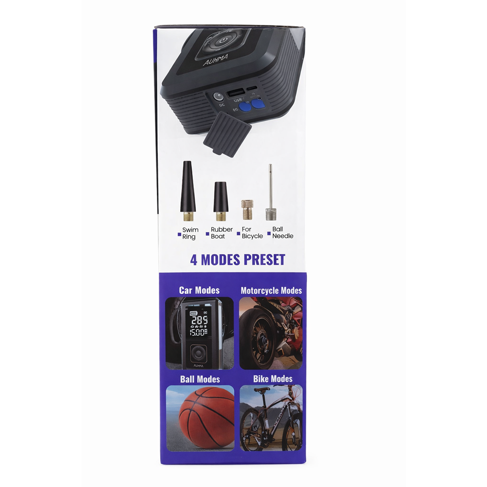 AUHMA A7700 Jump Starter & Air PumpAlt Taşınabilir Akü Takviyeli Kompresörlü Hava Pompası