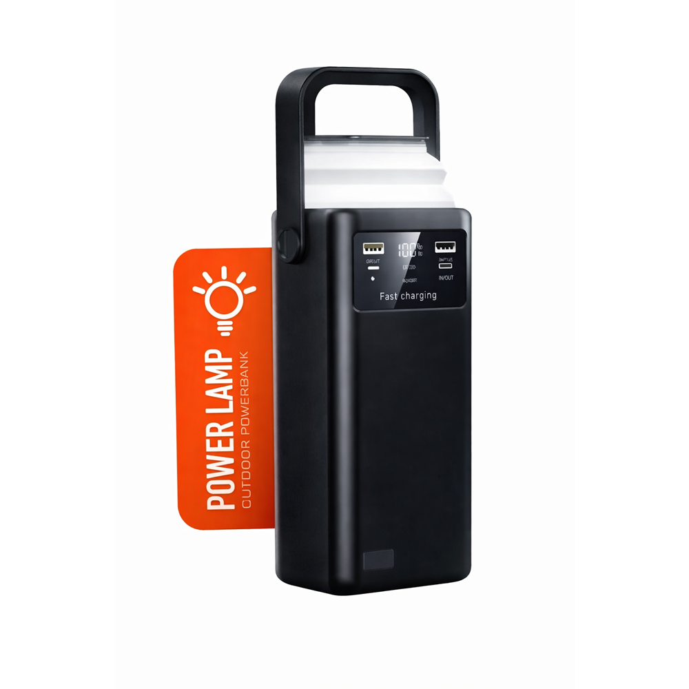 Powerway PD30 30000 mAh (COLOR: SİYAH) Outdoor Powerbank – 22.5W Hızlı Şarj, Power Lamp, Çoklu Çıkışlı Taşınabilir Şarj Cihazı SİYAH