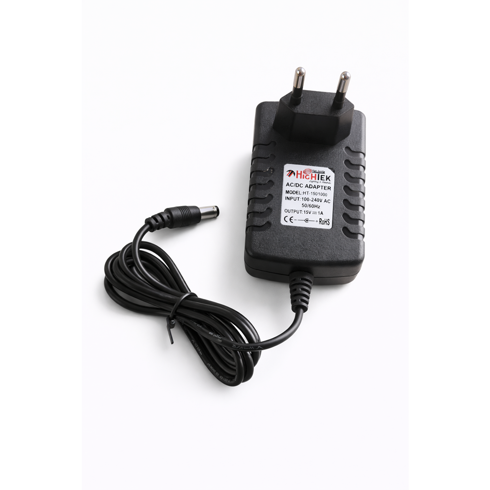 HİGHTEK HT-1501000 15V 1A PLASTİK KASA ADAPTÖR