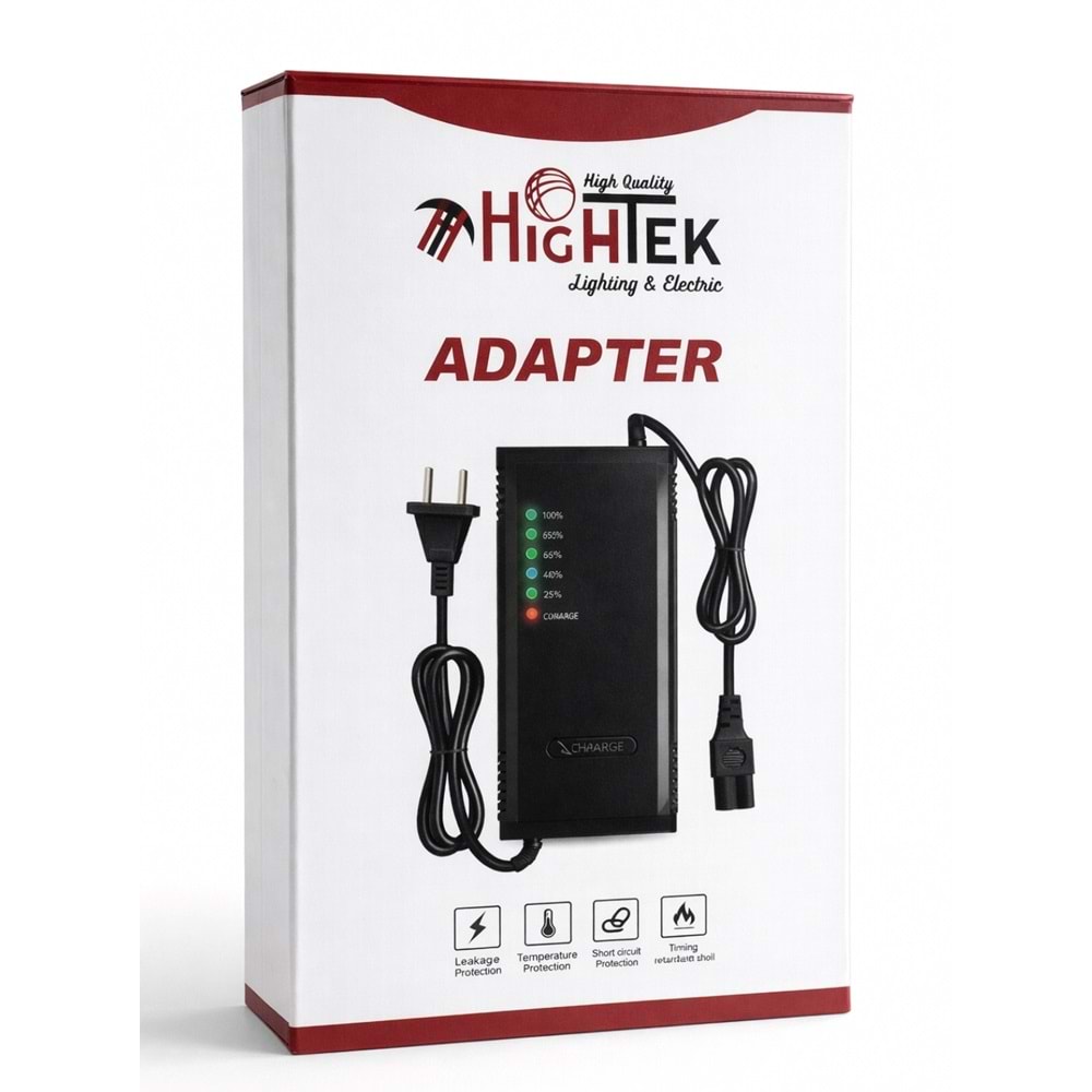 HİGHTEK HT-3270 72V 80A ELEKTRİKLİ BİSİKLET-MOTOSİKLET ŞARJ ADAPTÖRÜ