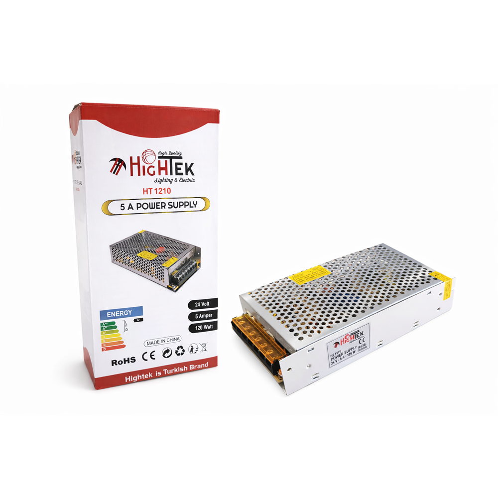 HİGHTEK HT-1210 24V 5A METAL KASA ADAPTÖR