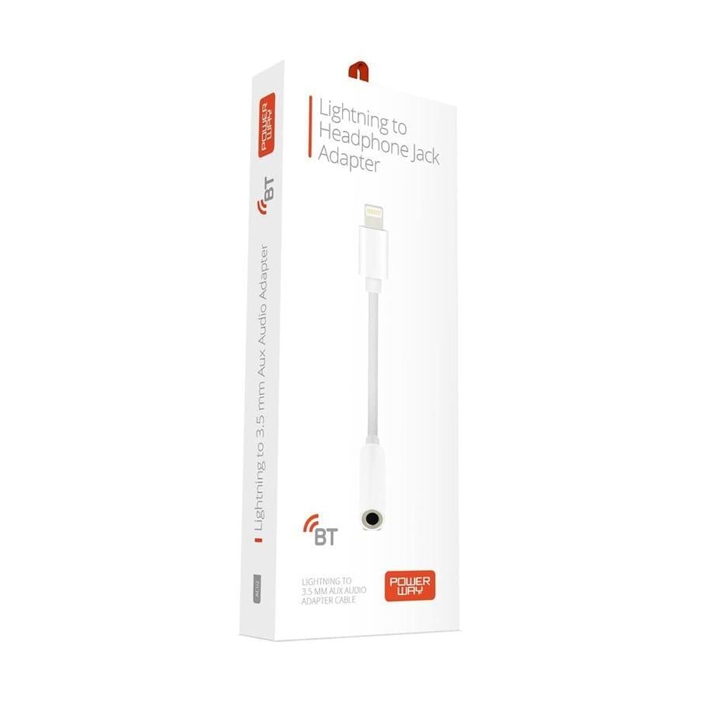 POWERWAY AC02 IPHONE MİKROFONLU KULAKLIK DÖNÜŞTÜRÜCÜ