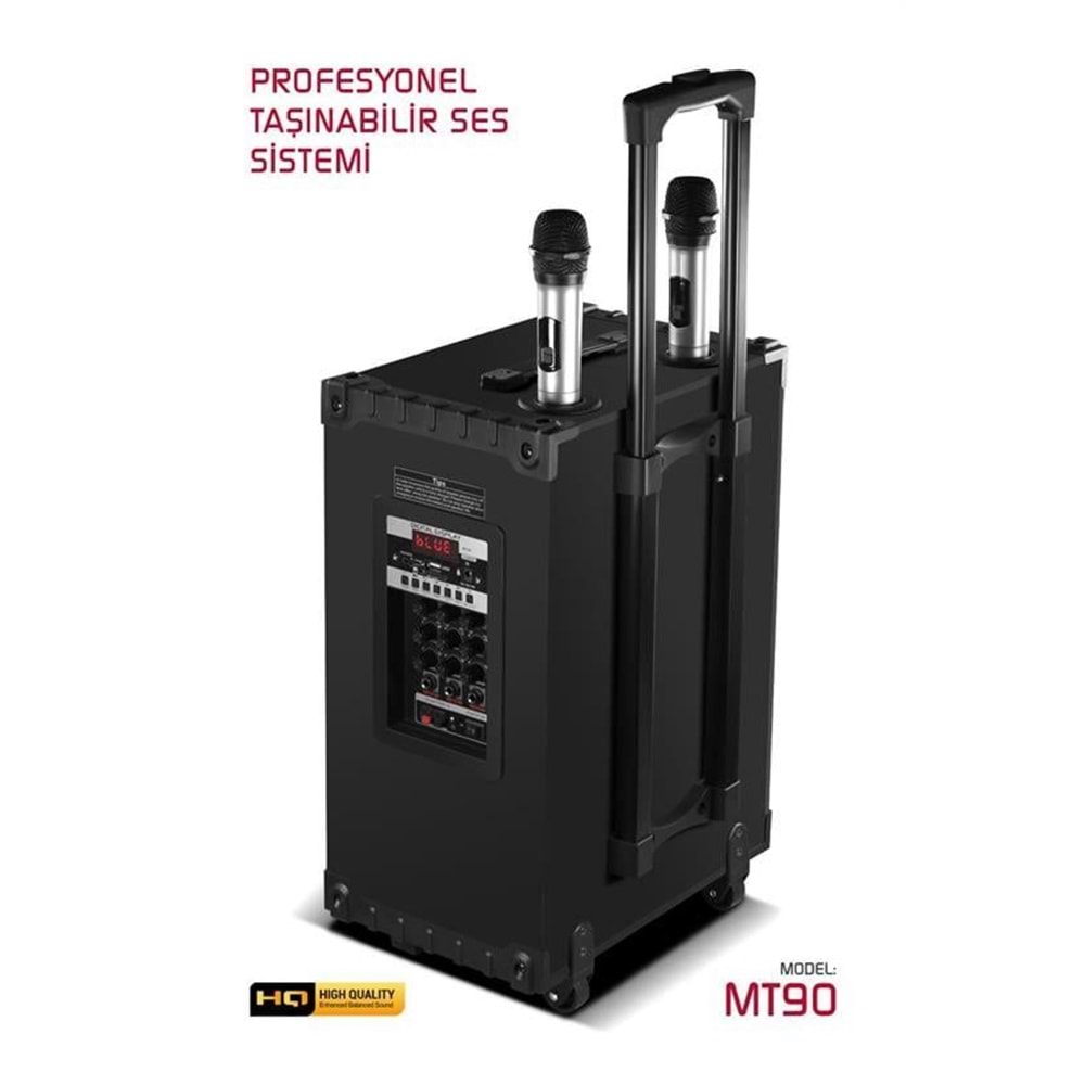 POWERWAY MAYESTRO MT90 TAŞINABİLİR BLUETOOTH HOPARLÖR