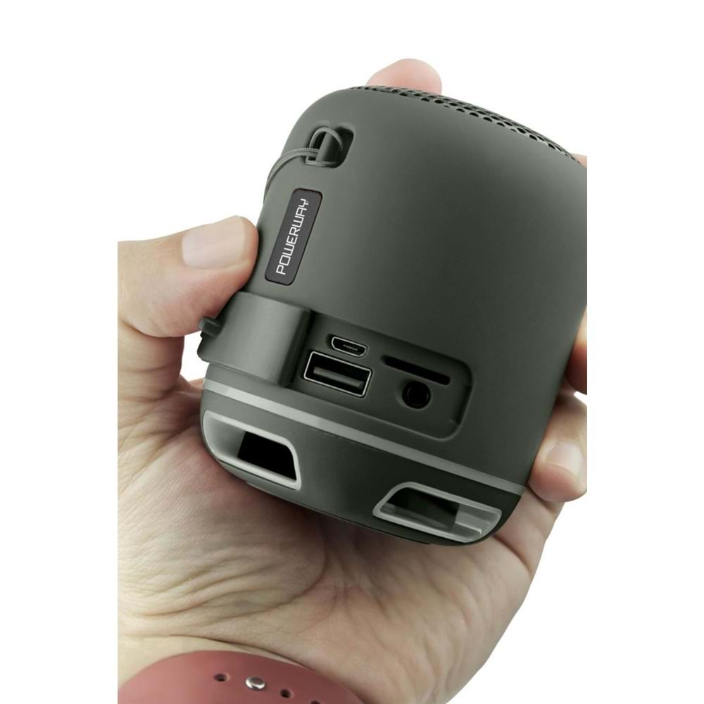 POWERWAY C4 BLUETOOTH HOPARLÖR (YEŞİL)