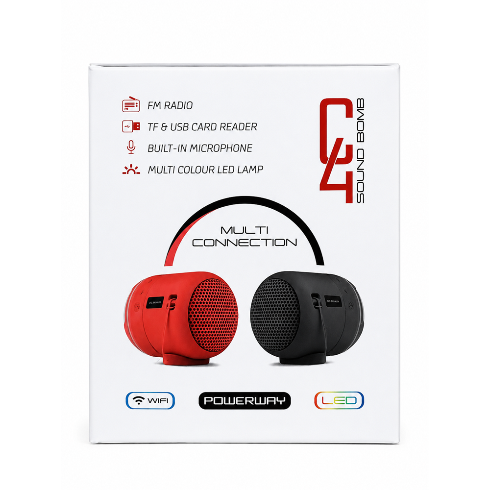 POWERWAY C4 BLUETOOTH HOPARLÖR (YEŞİL)
