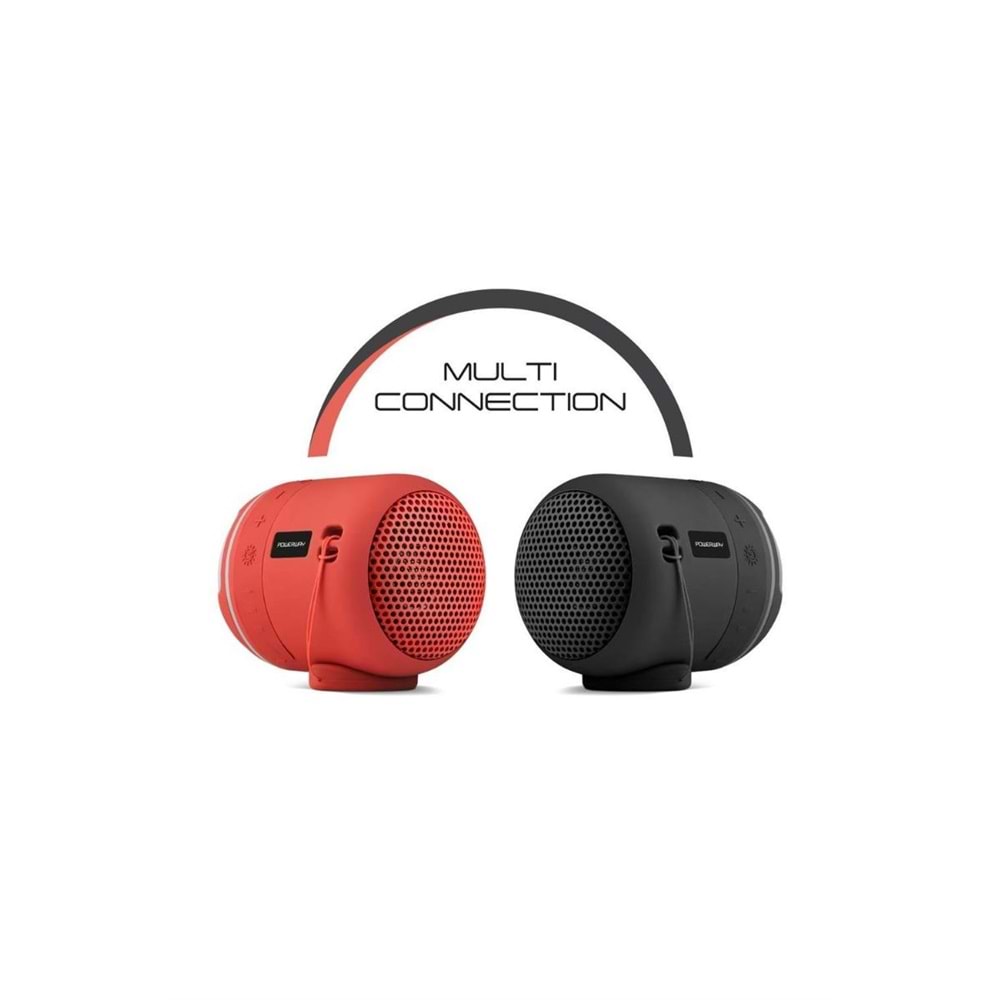 POWERWAY C4 BLUETOOTH HOPARLÖR (KIRMIZI)