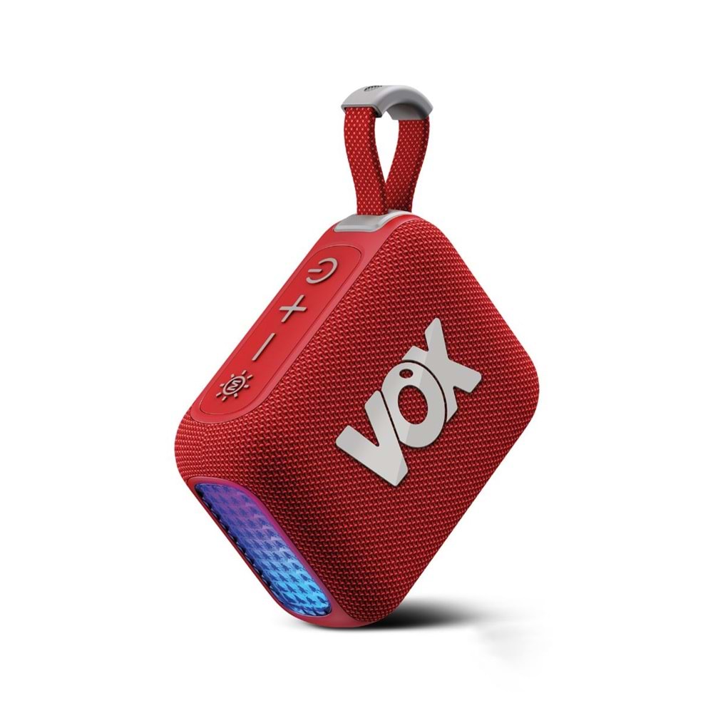 POWERWAY VOX MİNİ BLUETOOTH HOPARLÖR (KIRMIZI)