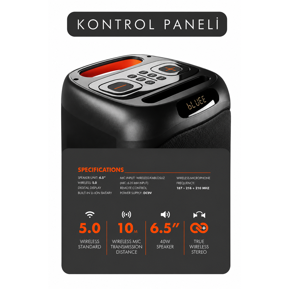 POWERWAY MIO BLUETOOTH HOPARLÖR