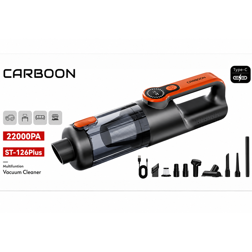 CARBOON ST-126PLUS ARAÇ SÜPÜRGESİ