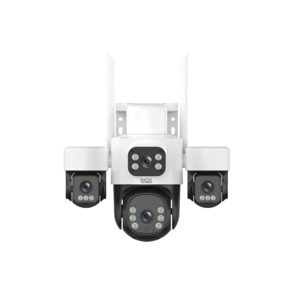 INOX-X114 4X3MP DÖRT LENSLİ WİFİ PTZ KAMERA (KOLİ 16 ADET )